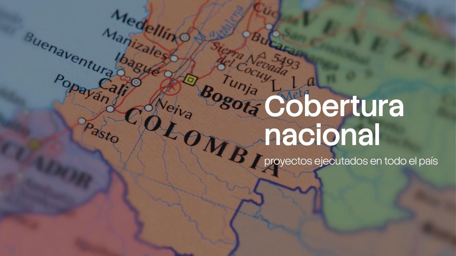 Cobertura nacional: proyectos ejecutados en todo el país
